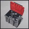 Gereedschapskoffer Einhell E-Case L polypropyleen zwart rood 41,5x27,3x32 cm