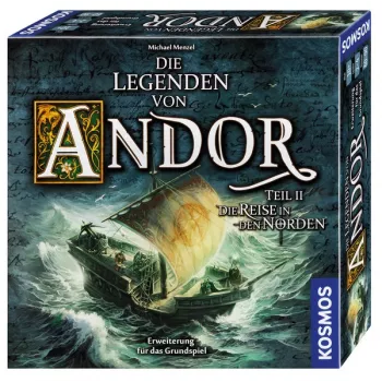 Kosmos 692346 Legends of Andor Deel II: De reis naar het noorden uitbreiding voor bordspel, 2–4 spelers, 90 min, vanaf 10 jaar