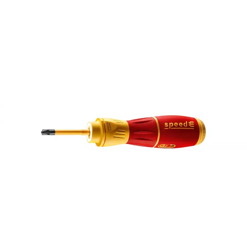Accuschroevendraaier Wiha 44318 rood geel