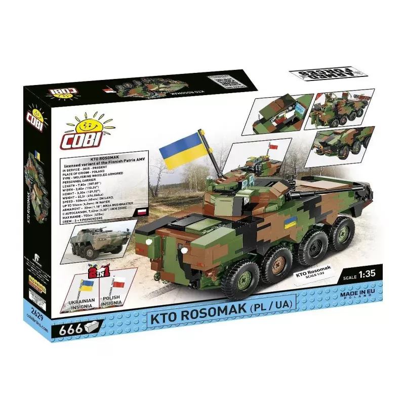 Bouwmodel Cobi Armed Forces KTO Rosomak 2-in-1 (COBI-2629)