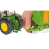 Siku John Deere 6210R, tractormodel, 3 jaar, metaal, kunststof, zwart, groen