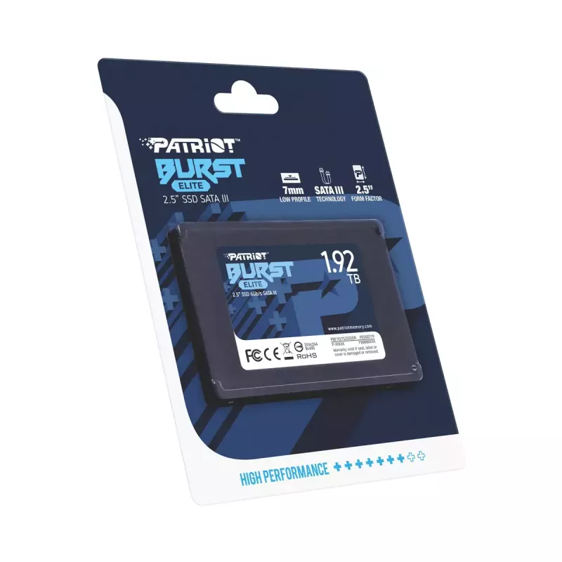 SSD Patriot Burst Elite 1,92TB 2,5 inch SATA 3.0 PBE192TS25SSDR