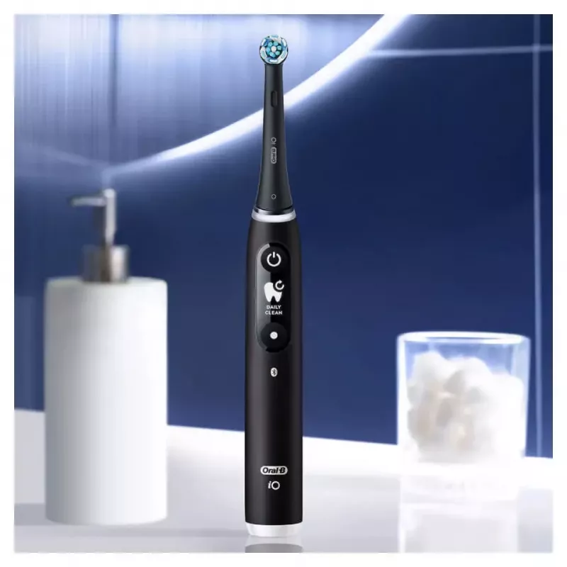 Oral-B iO Duo volwassenen triltandenborstel zwart, rosé