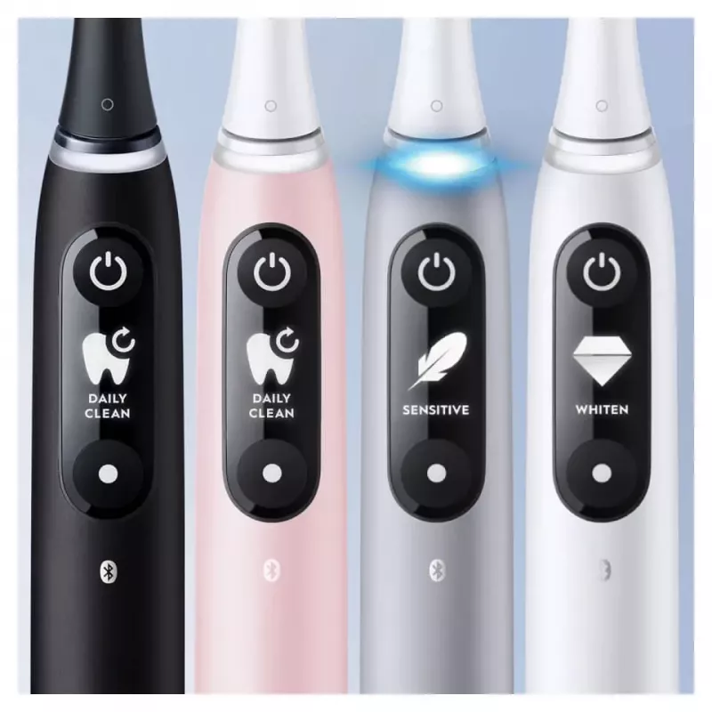 Oral-B iO Duo volwassenen triltandenborstel zwart, rosé