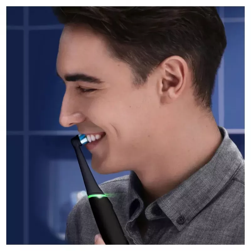 Oral-B iO Duo volwassenen triltandenborstel zwart, rosé