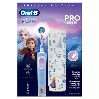 Oral-B Vitality Pro Frozen kindertandenborstel zwart, grijs