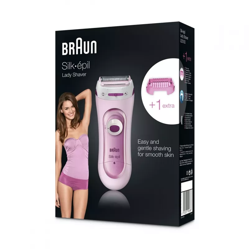 Braun Silk-épil 5 LS5100 dames scheerapparaat, roze