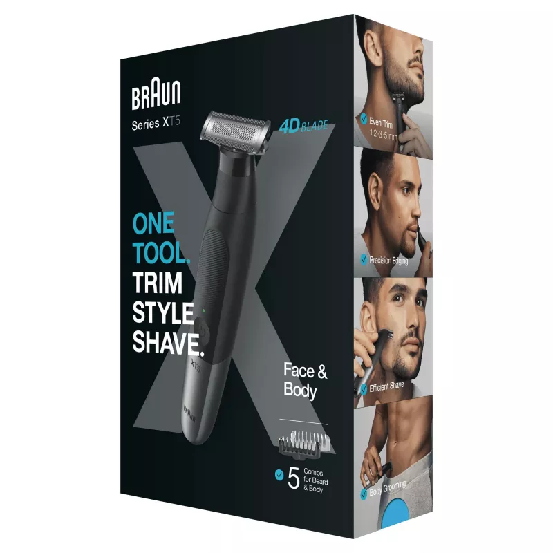 Braun XT5100 Series X hybride gezichts- en lichaamstrimmer
