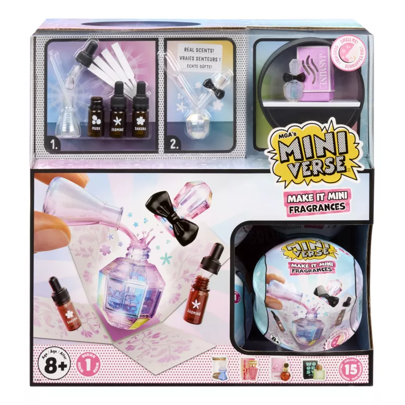 Miniverse Make It Mini Fragrances in PDQ, kindergeurenset, 8 jaar, veelkleurig