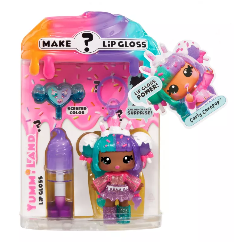 MGA Entertainment Yummiland Mystery Lip Gloss-poppop - Carly Cakepop