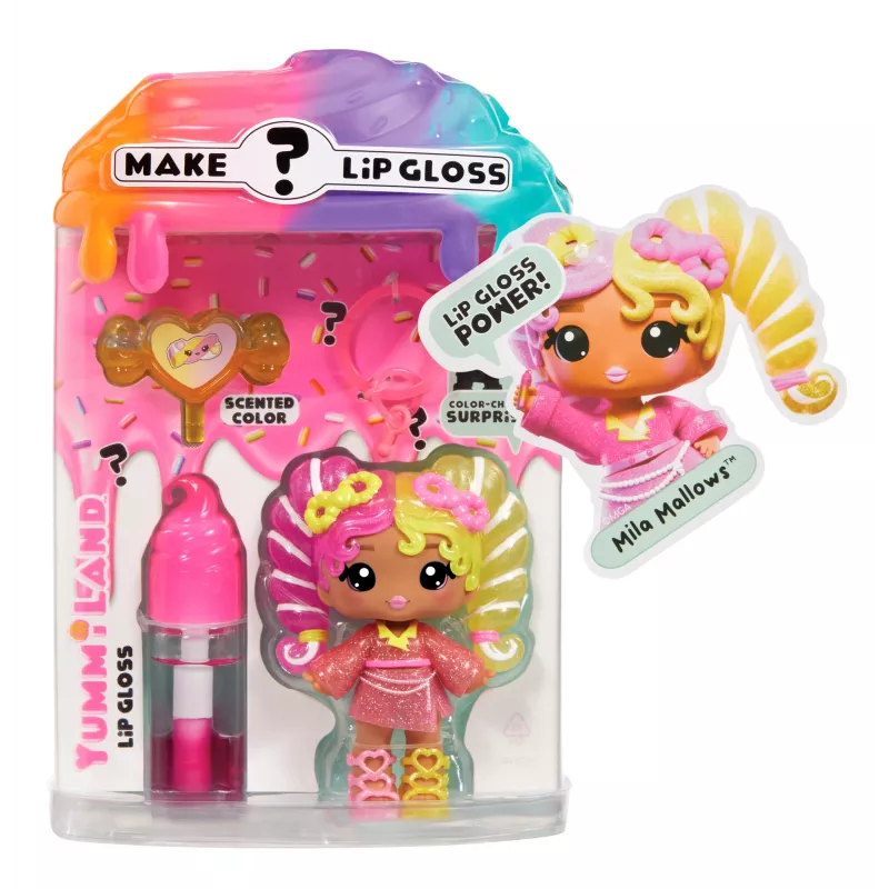 MGA Entertainment Yummiland Mystery Lip Gloss-poppop - Mila Mallows