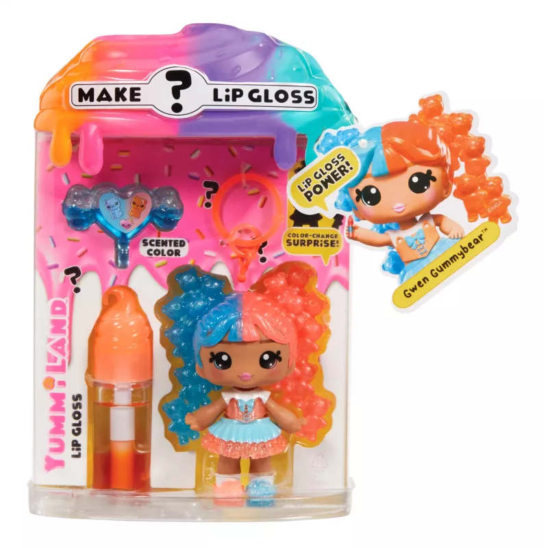 MGA Entertainment Yummiland Mystery Lip Gloss-poppop - Gwen Gummybear