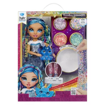 Rainbow High Rainbow Shimmers met slime modepop - Skyler (blauw)