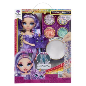 Rainbow High Rainbow Shimmers met slijm modepop - Violet (paars)