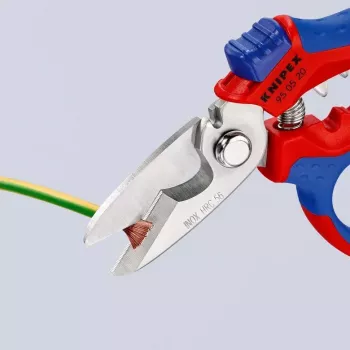 Knipex 95 05 20 SB tang roestvrij staal kunststofgreep blauw rood