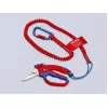 Knipex 95 05 20 SB tang roestvrij staal kunststofgreep blauw rood