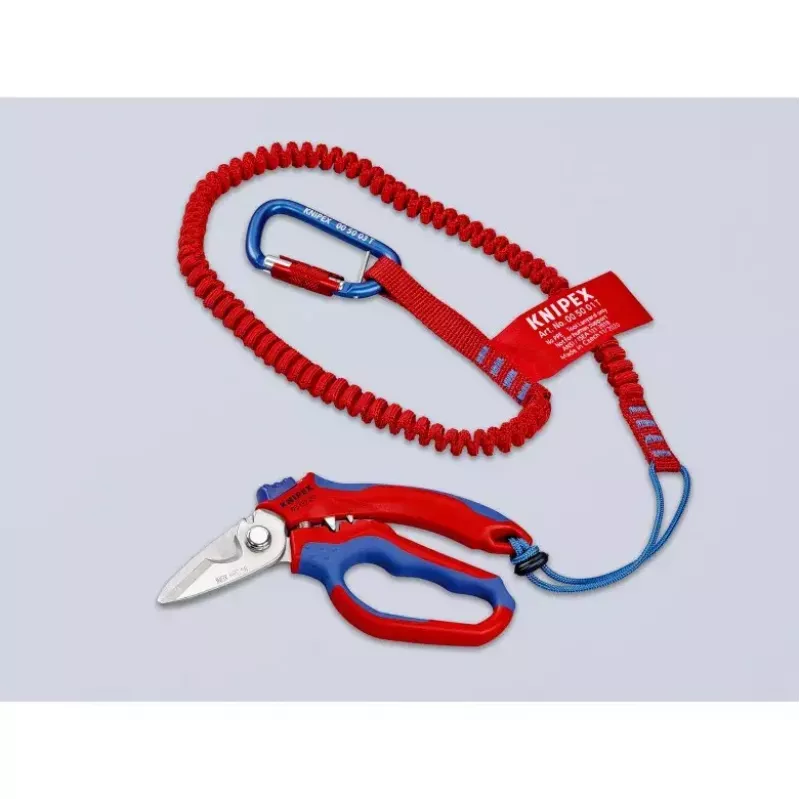 Knipex 95 05 20 SB tang roestvrij staal kunststofgreep blauw rood