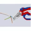 Knipex 95 05 20 SB tang roestvrij staal kunststofgreep blauw rood