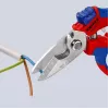Knipex 95 05 20 SB tang roestvrij staal kunststofgreep blauw rood