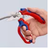 Knipex 95 05 20 SB tang roestvrij staal kunststofgreep blauw rood