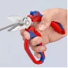 Knipex 95 05 20 SB tang roestvrij staal kunststofgreep blauw rood