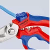 Knipex 95 05 20 SB tang roestvrij staal kunststofgreep blauw rood
