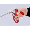 Knipex 95 05 20 SB tang roestvrij staal kunststofgreep blauw rood