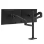 ERGOTRON LX dual stacking arm, hoge paal (matzwart)