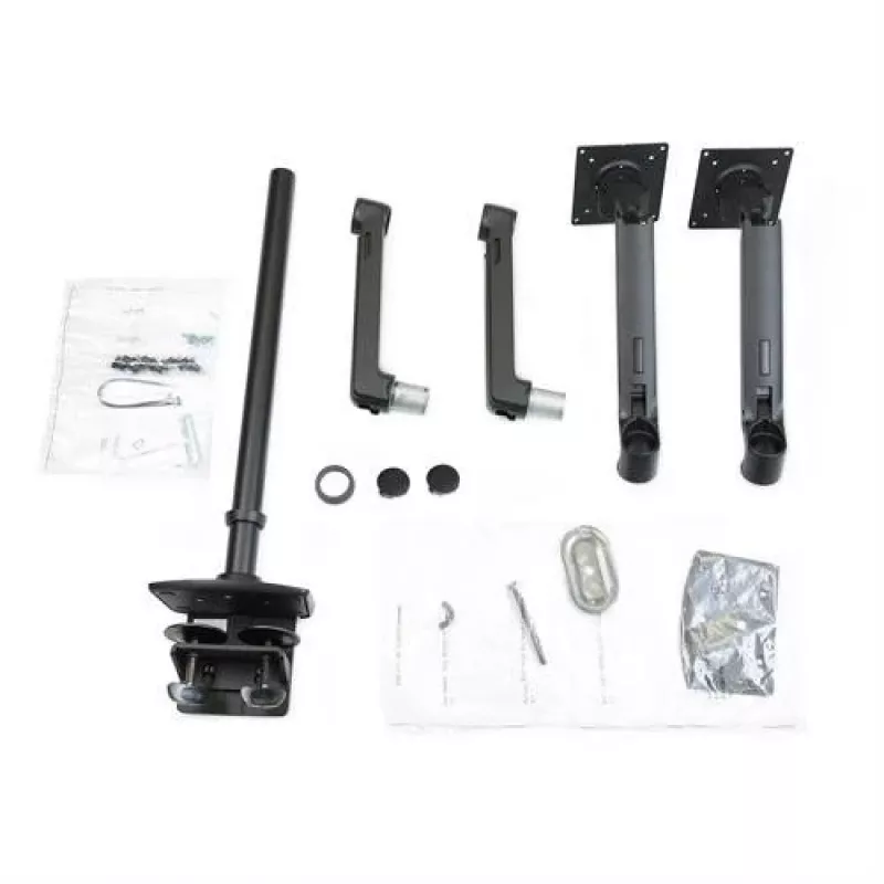 ERGOTRON LX dual stacking arm, hoge paal (matzwart)