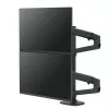 ERGOTRON LX dual stacking arm, hoge paal (matzwart)