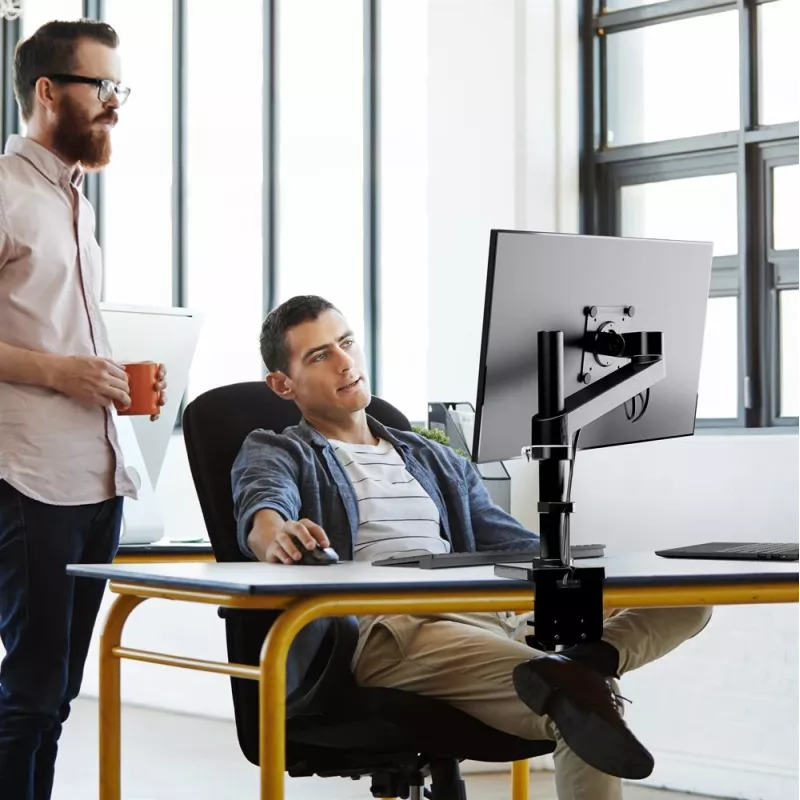 ERGOTRON NX monitorarm - matzwart