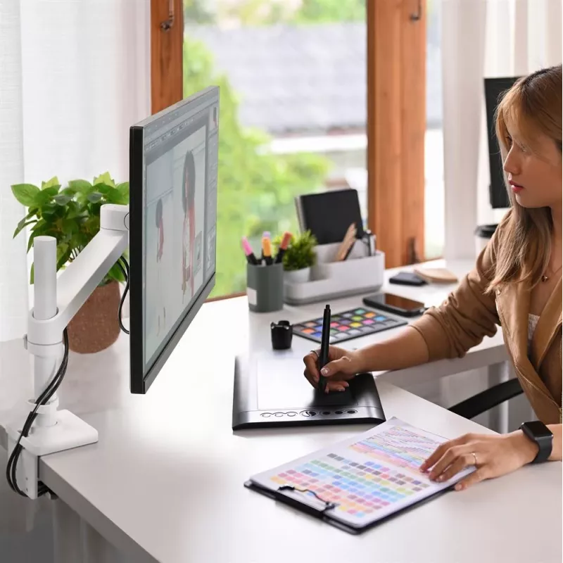 ERGOTRON NX monitorarm - wit