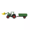 Tractor met aanhanger Schleich FARM WORLD 42608 zwart groen rood geel