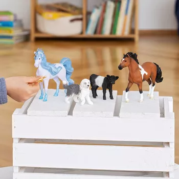 schleich HORSE CLUB Mangalarga Marchador hengst, 5 jaar, paarden, zwart, bruin, wit, kunststof