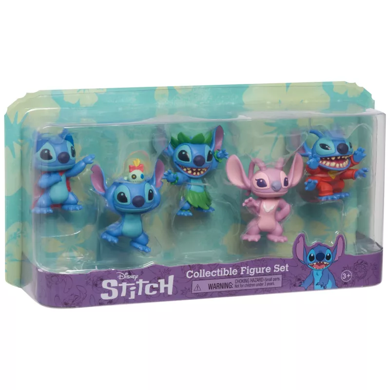 Just Play Stitch verzamelfiguren-set 5-pack