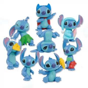 Figuur gemengd Just Play Stitch PVC verzamelobject, veelkleurig, geschikt vanaf 3 jaar