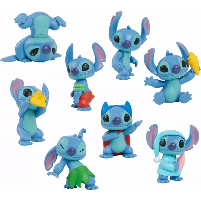 Figuur gemengd Just Play Stitch PVC verzamelobject, veelkleurig, geschikt vanaf 3 jaar