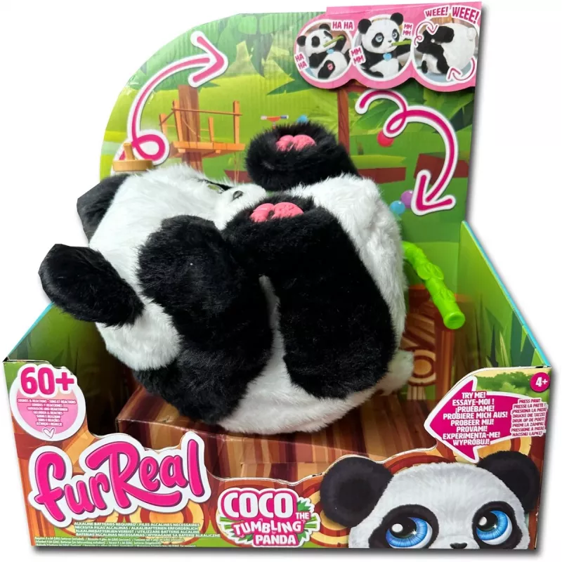 Just Play FurReal - Coco de rollende panda, jongen/meisje, 4 jaar, met geluid