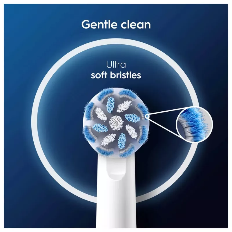 Tandenborstelkoppen Oral-B Sensitive Clean 12 stuks wit