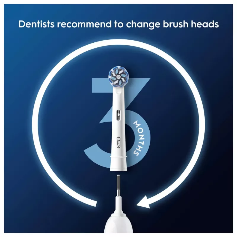 Tandenborstelkoppen Oral-B Sensitive Clean 12 stuks wit