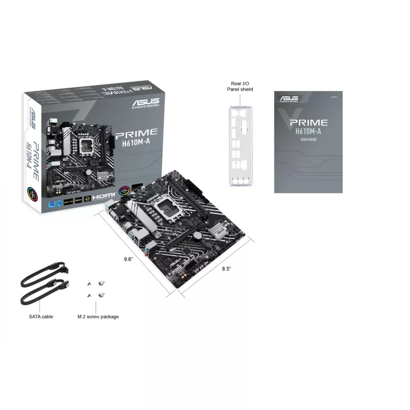 Moederbord ASUS PRIME H610M-A-CSM Intel H610 LGA 1700 micro ATX
