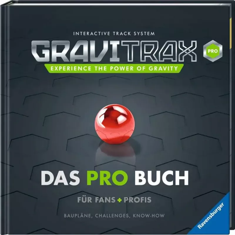Ravensburger GraviTrax Pro hardcover boek — gids voor fans en professionals (48973)