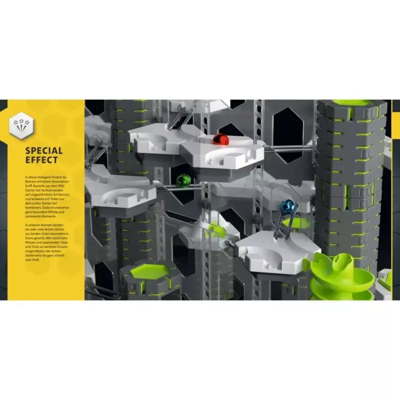 Ravensburger GraviTrax Pro hardcover boek — gids voor fans en professionals (48973)