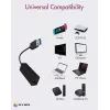 ICY BOX USB 3.0 Type-A naar RJ-45 ethernetpoort, bedraad, USB, ethernet, 1000 Mbit/s, zwart