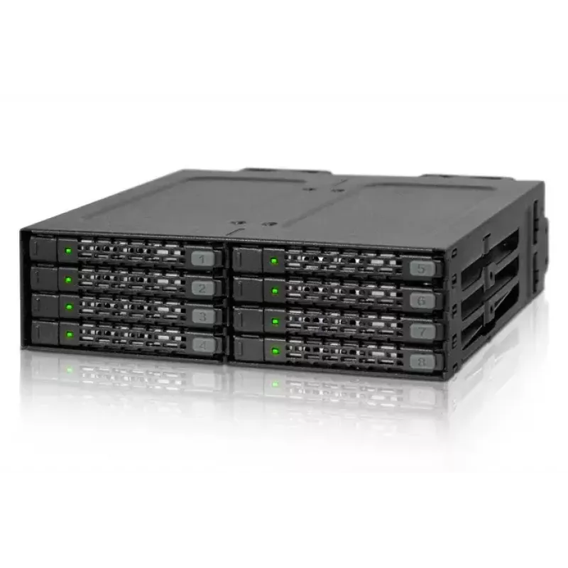 Disk-array Icy Dock MB998SP-B zwart 8 drives