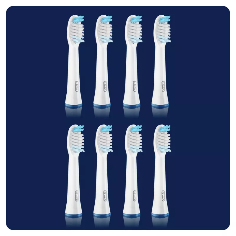 Oral-B Pulsonic Clean 81748491 tandenborstelkop 8 stuks wit