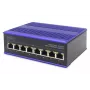 DIGITUS industriële 8-poorts Fast Ethernet-switch DIN-railmontage, uitgebreid temperatuurbereik