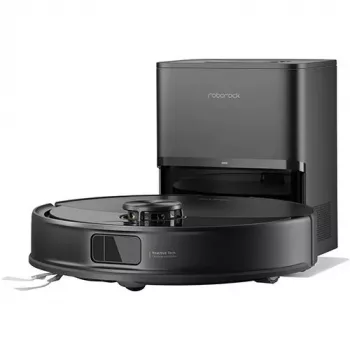 Roborock Q10 VF+ robotstofzuiger zwart — 0,5 l stofreservoir, 150 min looptijd, Li‑Ion 5200 mAh, dweilfunctie, automatisch laadstation