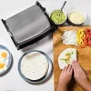 Contactgrill CECOTEC Rock'nGrill 2000 — 2000 W, rechthoekig, zwart/rvs, verstelbare thermostaat, 340×330×130 mm