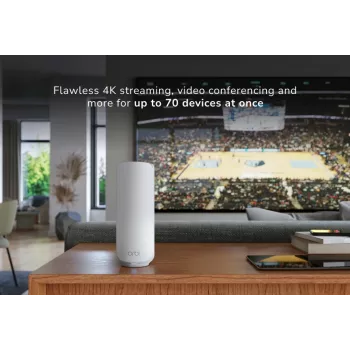 NETGEAR Orbi 370 dual-band (2,4 GHz / 5 GHz) Wi-Fi 7 (802.11be) wit 2 intern